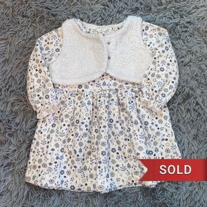 Carter’s 2-Piece Fleece Dress Size 12M